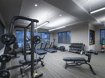 24-Hour fitness center with technogym cardio & strength equipment